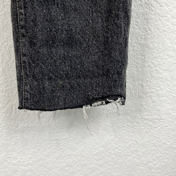 VTG Levi's 17501-0658 Button Fly High Rise Frayed Hem Red Tab Jeans Denim 90s - Picture 3 of 8